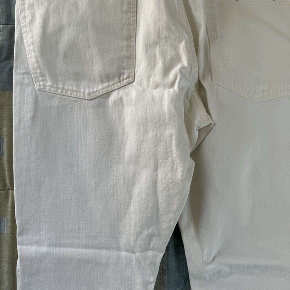 Polo Ralph Lauren Varick Slim Straight Casual Denim White Jeans Mens Size 40x32 - Picture 10 of 16